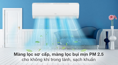 Điều hòa LG 1 chiều Inverter 1.5HP-12.000BTU V13WIN