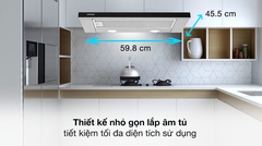 Máy hút mùi âm tủ Hafele HH-TG60E (539.81.073)