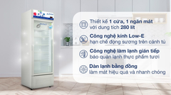 Tủ mát Hoà Phát 280 lít HSR D6280     