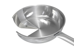 Chảo inox 304 liền khối đa lớp cao cấp 26cm Sunhouse 26M6