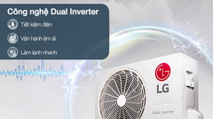 Điều hòa LG 1 chiều 9000 Inverter 1 HP V10WIN
