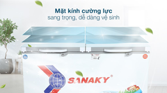 Tủ đông Sanaky 280 lít 1 ngăn đông, 1 ngăn mát TD VH4099W2KD