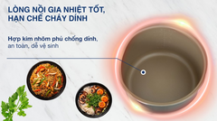 Nồi cơm nắp gài Sunhouse 3 lít SHD8309