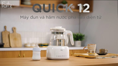 MÁY ĐUN NƯỚC VÀ HÂM NƯỚC PHA SỮA ĐIỆN TỬ FATZBABY QUICK 12
