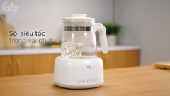MÁY ĐUN NƯỚC VÀ HÂM NƯỚC PHA SỮA ĐIỆN TỬ FATZBABY QUICK 12