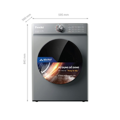 Máy sấy thông hơi 8kg Funiki HD V680AG