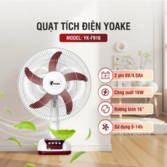 Quạt tích điện YOAKE YK-F916