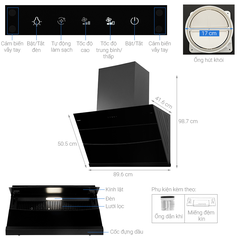 Máy hút mùi áp tường Panasonic FV-VX9ABBYUE