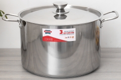 Nồi Inox 3 đáy nắp inox 30 cm Sunhouse SHG300-30