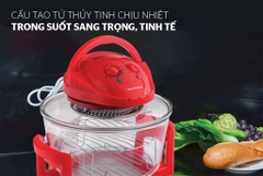 Lò nướng thủy tinh 12 lít SUNHOUSE SH416