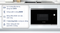 Lò vi sóng âm Bosch BFL523MS0B