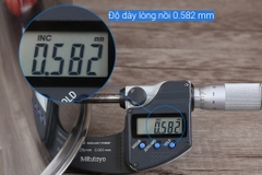 Nồi luộc gà inox 3 đáy nắp kính 28 cm Sunhouse SH28LG