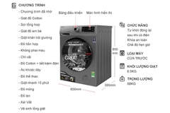 Máy giặt lồng ngang Toshiba Inverter 8.5Kg TW-BK95S3V(SK)