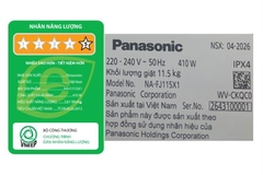 Máy giặt Panasonic Inverter 11.5 kg NA-FJ115X1BV