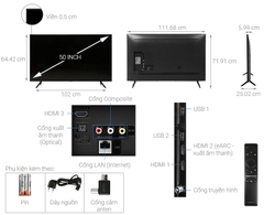 Smart Tivi Samsung 4K 50 inch 50TU8100