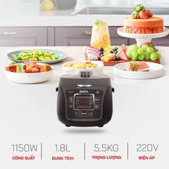 Nồi cơm điện cao tần Sato 18CT011 1.8L