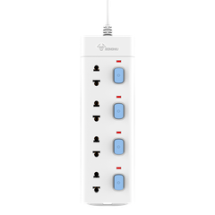 Ổ chống cháy 4 ổ 4 công tắc gongniu 2500w 3M