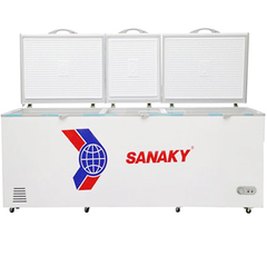 Tủ đông Sanaky Inverter 1 ngăn đông 3 cánh mở dung tích thực 900 lít VH-1199HY3