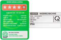 Máy giặt cửa ngang  Samsung Inverter 10Kg WW10K44G0UX/SV xám