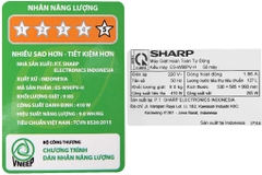 Máy giặt cửa đứng Sharp 9Kg ES-W90PV-H