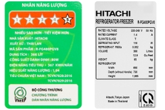 Tủ lạnh Hitachi Inverter 366 lít R-FG480PGV8 GBK