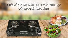 BẾP GAS DƯƠNG KÍNH SUNHOUSE SHB3365