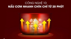 Nồi cơm nắp gài Sunhouse SHD8606 1.8 lít