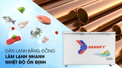 Tủ đông Sanaky 560 lít VH 5699HY 1 ngăn 2 cửa