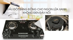 BẾP GAS DƯƠNG KÍNH SUNHOUSE SHB3365