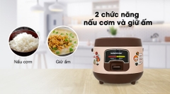 Nồi cơm nắp gài Sunhouse 1 lít SHD8208C