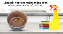 Nồi cơm nắp gài Sunhouse SHD8606 1.8 lít