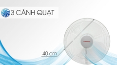 Quạt sạc điện Sunhouse SH762