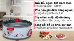 Nồi lẩu điện Sunhouse SH-525L 4 lít