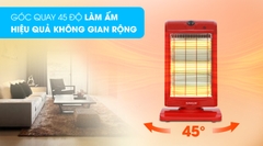 Quạt sưởi halogen Sunhouse SHD7016