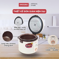NỒI CƠM ĐIỆN HASUKA DUNG TÍCH 1.8 LÍT HSK-833
