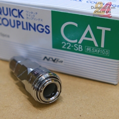 Khớp nối nhanh tự động cho dây hơi NAC CAT22SB (1/4)