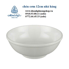 bộ 10 chén sứ trắng Minh Long 12cm - chén sứ minh long 12cm