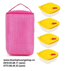 bộ hộp đựng cơm thủy tinh lock&lock - hộp đựng cơm thủy tinh lock&lock