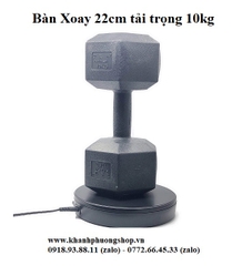 đế xoay trưng bày sản phẩm 22cm tải nặng 10 kg - đế xoay trưng bày sản phẩm