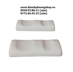 Gác muỗng đũa sứ trắng cao cấp - đồ gác chung muỗng đũa bằng sứ