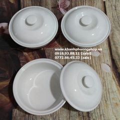 thố đựng súp có nắp sứ Minh Long - thố sứ đựng súp có nắp