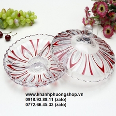 khay mứt thủy tinh - khay đựng mứt thủy tinh