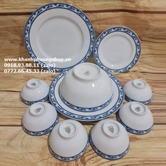 tô chén dĩa sứ Minh Long Jasmine chim lạc - chén tô dĩa sứ Minh Long mẫu Chim Lạc