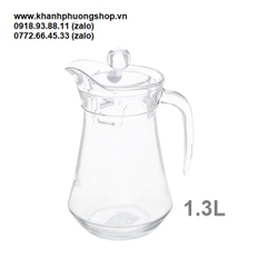 bình đựng nước thủy tinh 1.3L - bình thủy tinh đựng nước 1.3L