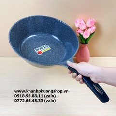 chảo đá lòng sâu lock&lock 7 lớp - chảo đá sạu lòng lock&lock