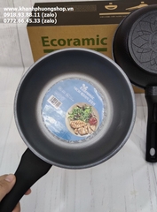chảo chống dính lòng sâu 18cm ecoramic - chảo lòng sâu 18cm ecoramic