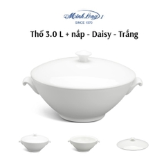 thố sứ có nắp dung tích 3L sứ Minh Long - thố sứ Minh Long có nắp