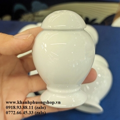 hũ đựng tiêu sứ Minh Long - hủ đựng tiêu sứ minh long