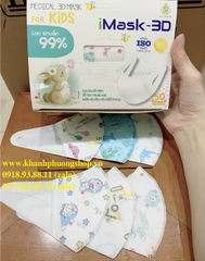 khẩu trang y tế cho bé hộp 50 cái - khẩu trang 3D cho bé hộp 50 cái