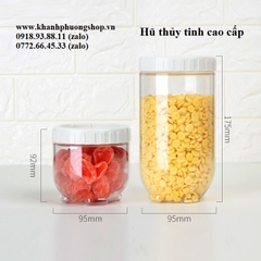hũ thủy tinh đựng thực phẩm - hủ thủy tinh đựng thực phẩm